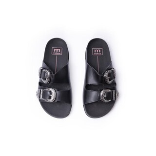 Foto 6 | Sandalias Moleca 5436.402.7800 Negras para Mujer
