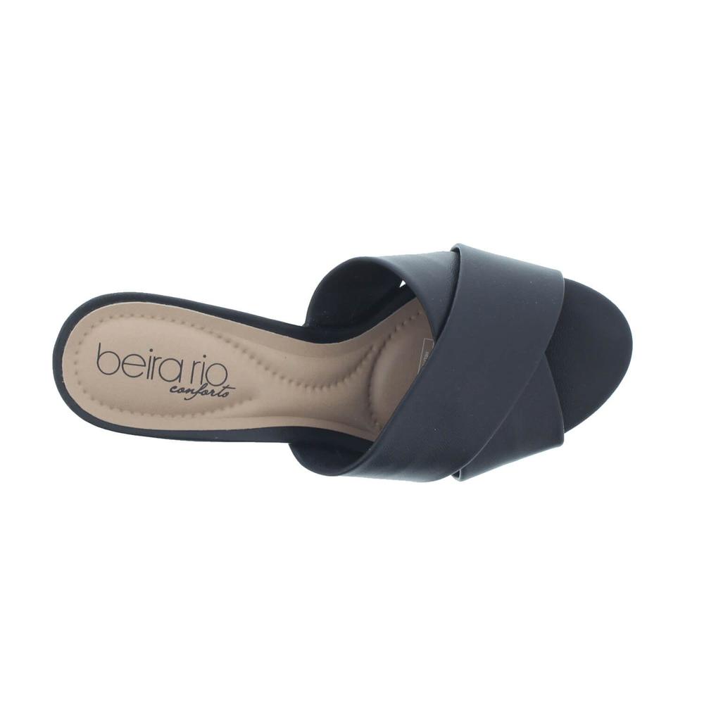 Foto 3 pulgar | Sandalias de Tacón Beira Rio Negras para Mujer