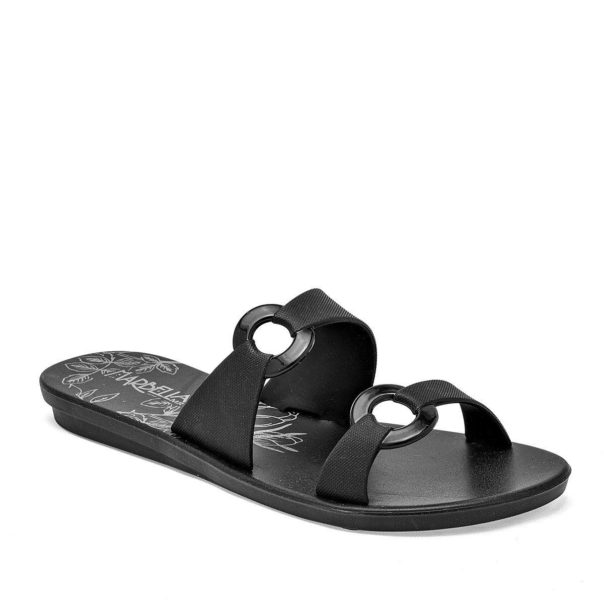 Foto 2 pulgar | Sandalias Marbella 126153-e Negras para Mujer