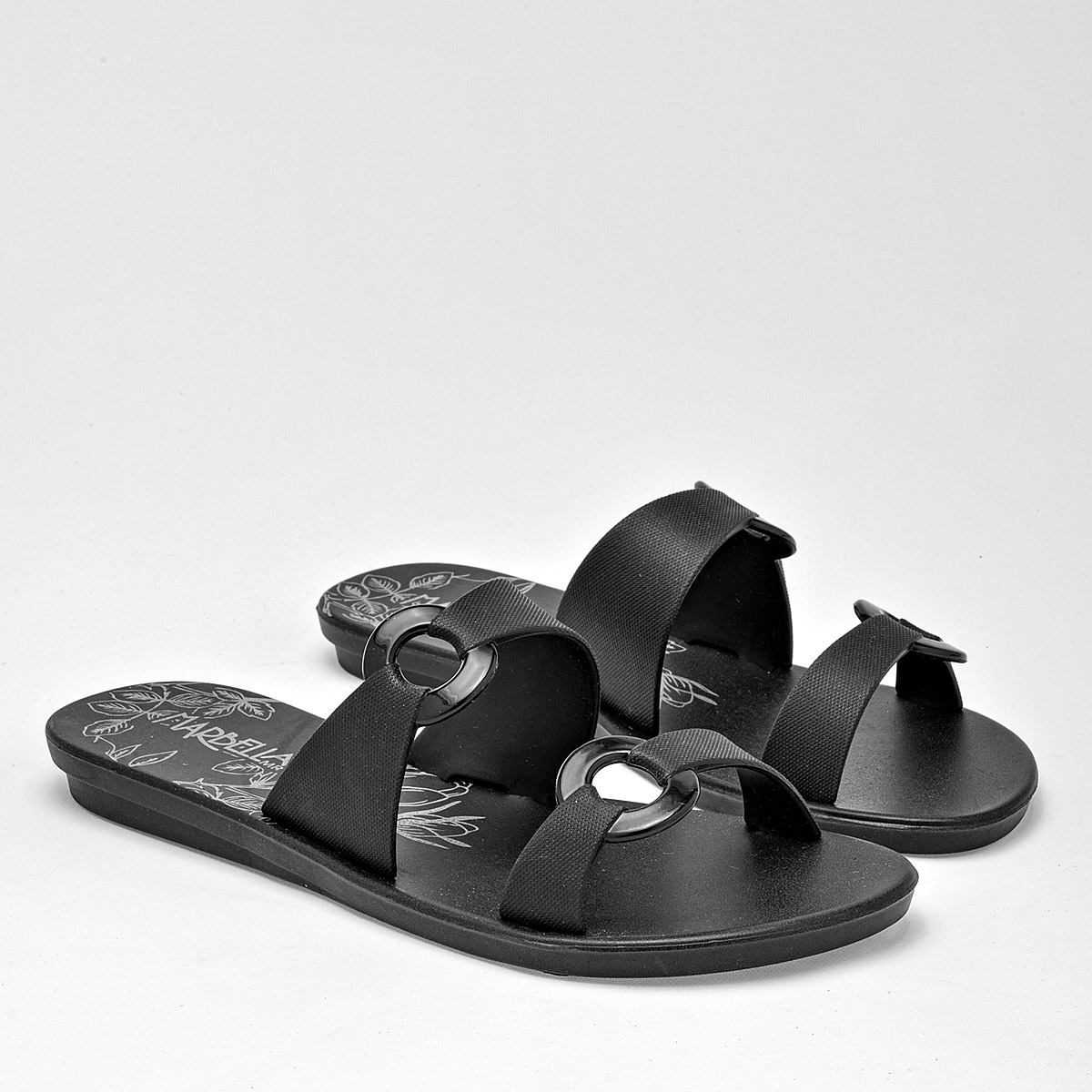 Foto 3 pulgar | Sandalias Marbella 126153-e Negras para Mujer