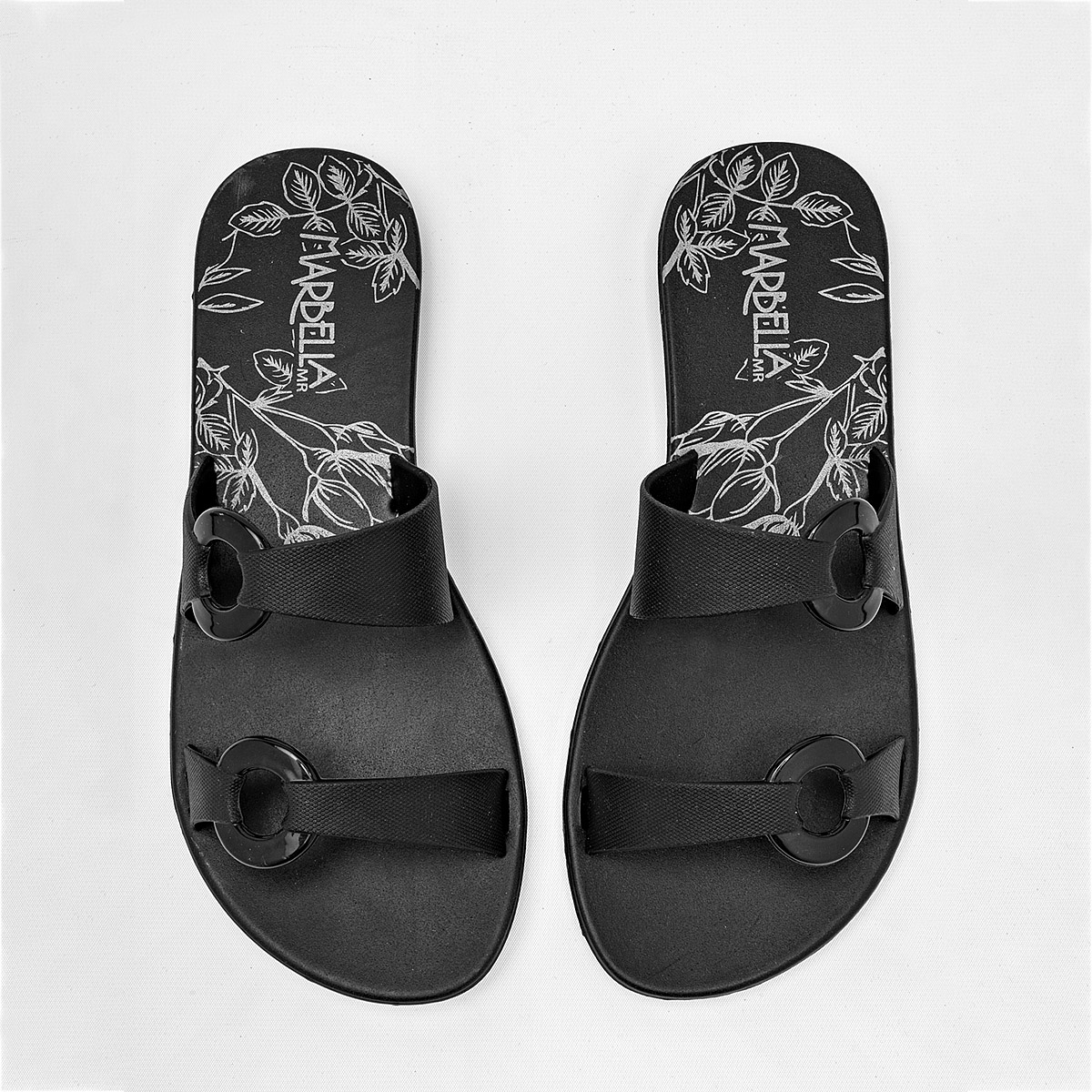 Foto 4 pulgar | Sandalias Marbella 126153-e Negras para Mujer