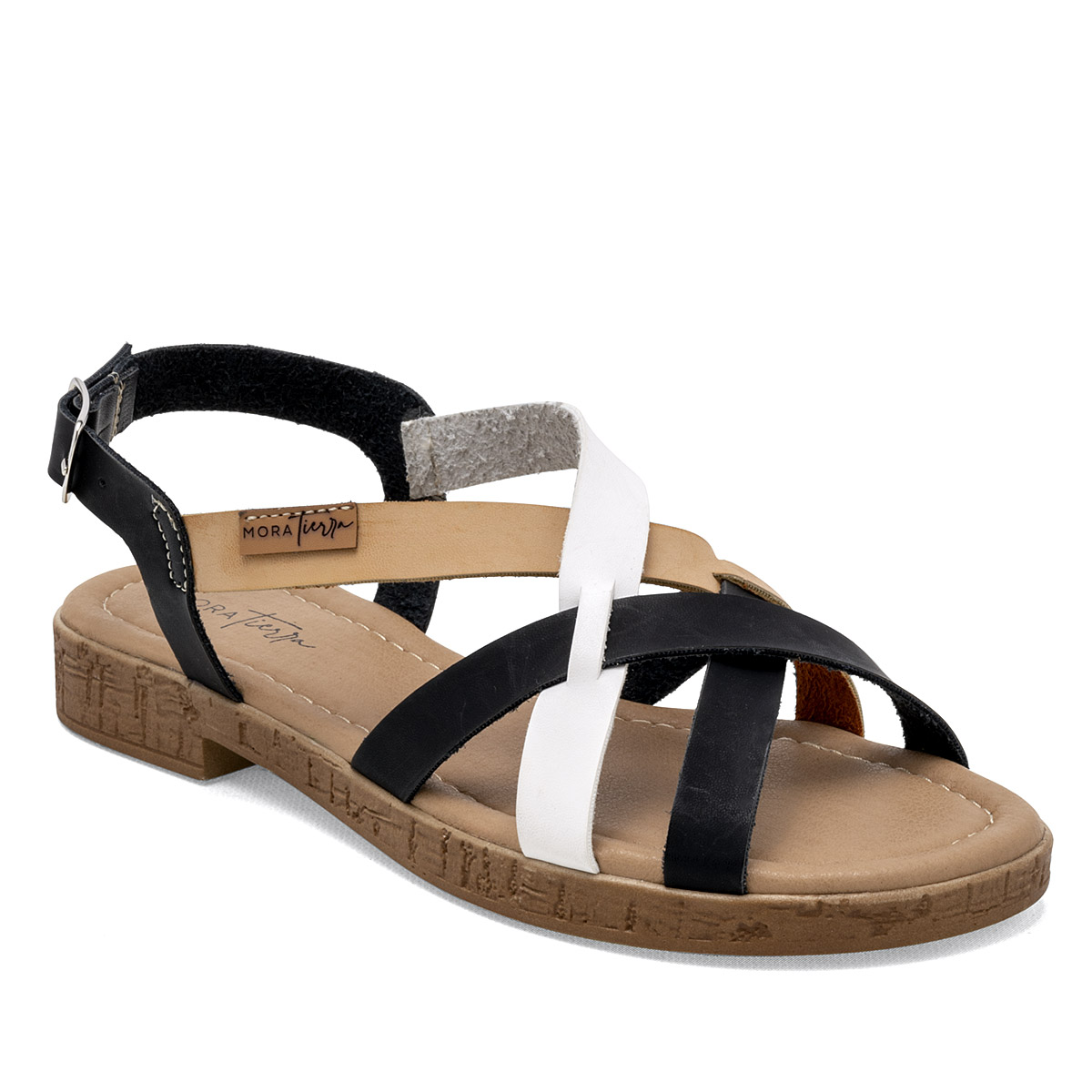 Foto 2 pulgar | Sandalia Mora Tierra Negro Código 125456-e Para Mujer