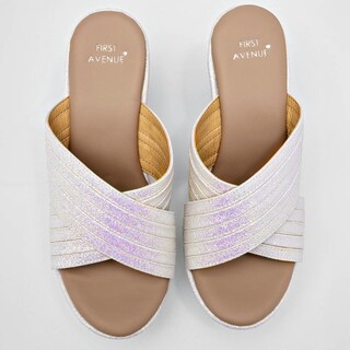Foto 3 | Sandalias First Avenue Blancas Tornasol para Mujer