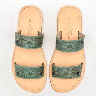 Foto 3 | Sandalias Mora Tierra Verdes para Mujer