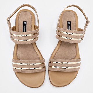 Foto 3 | Sandalias Lambers & Sheeps Beiges para Mujer