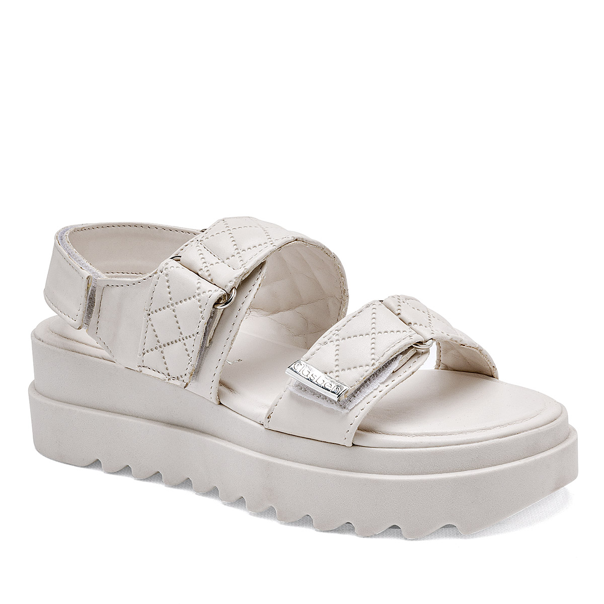 Sandalias Clasben Latte para Mujer