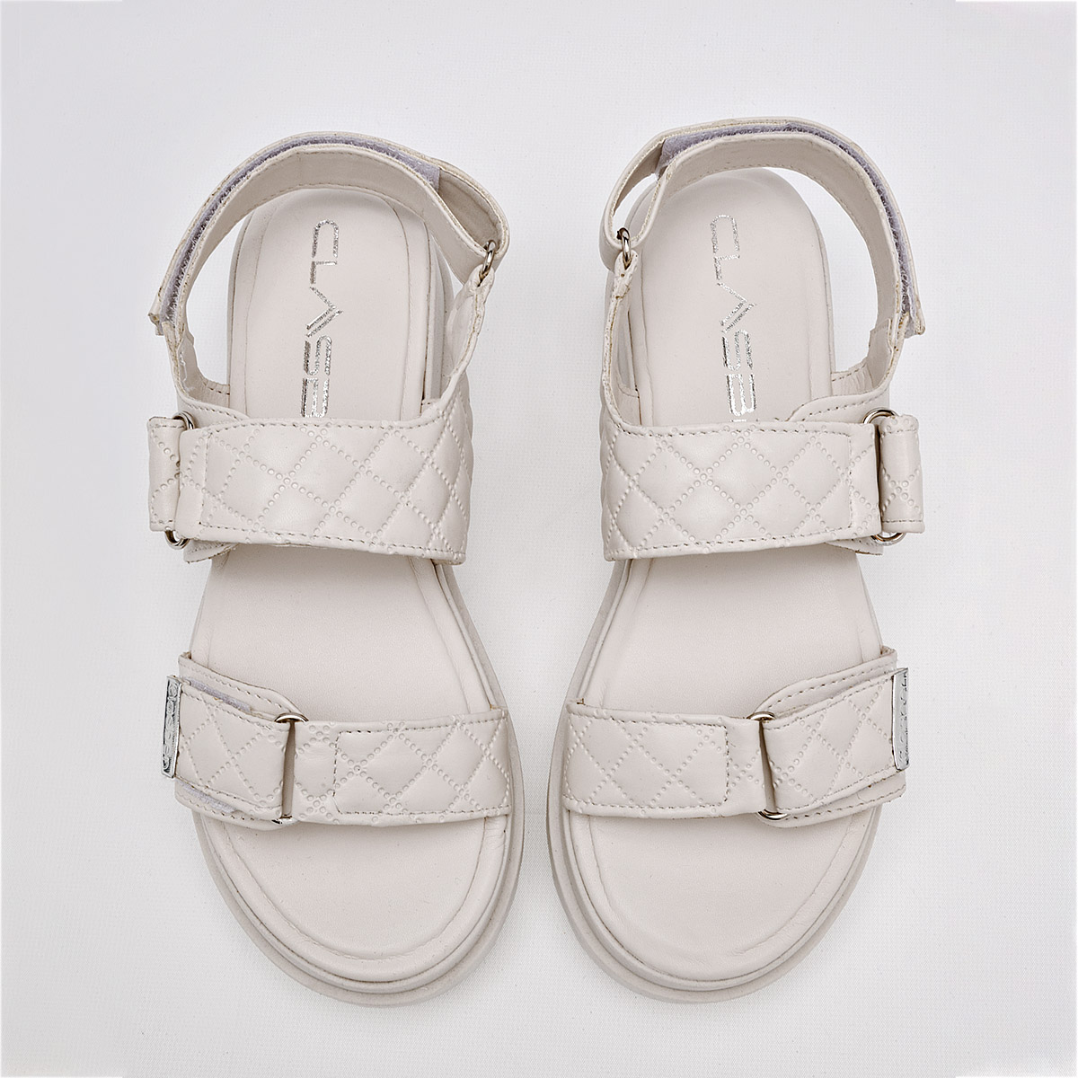 Foto 3 | Sandalias Clasben Latte para Mujer