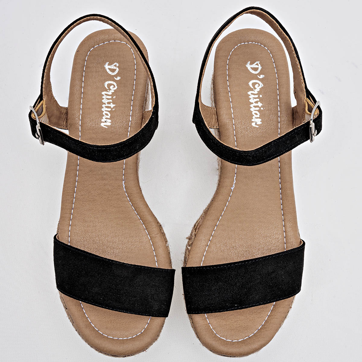 Foto 4 pulgar | Sandalias D'cristian 125022-e Negras para Mujer