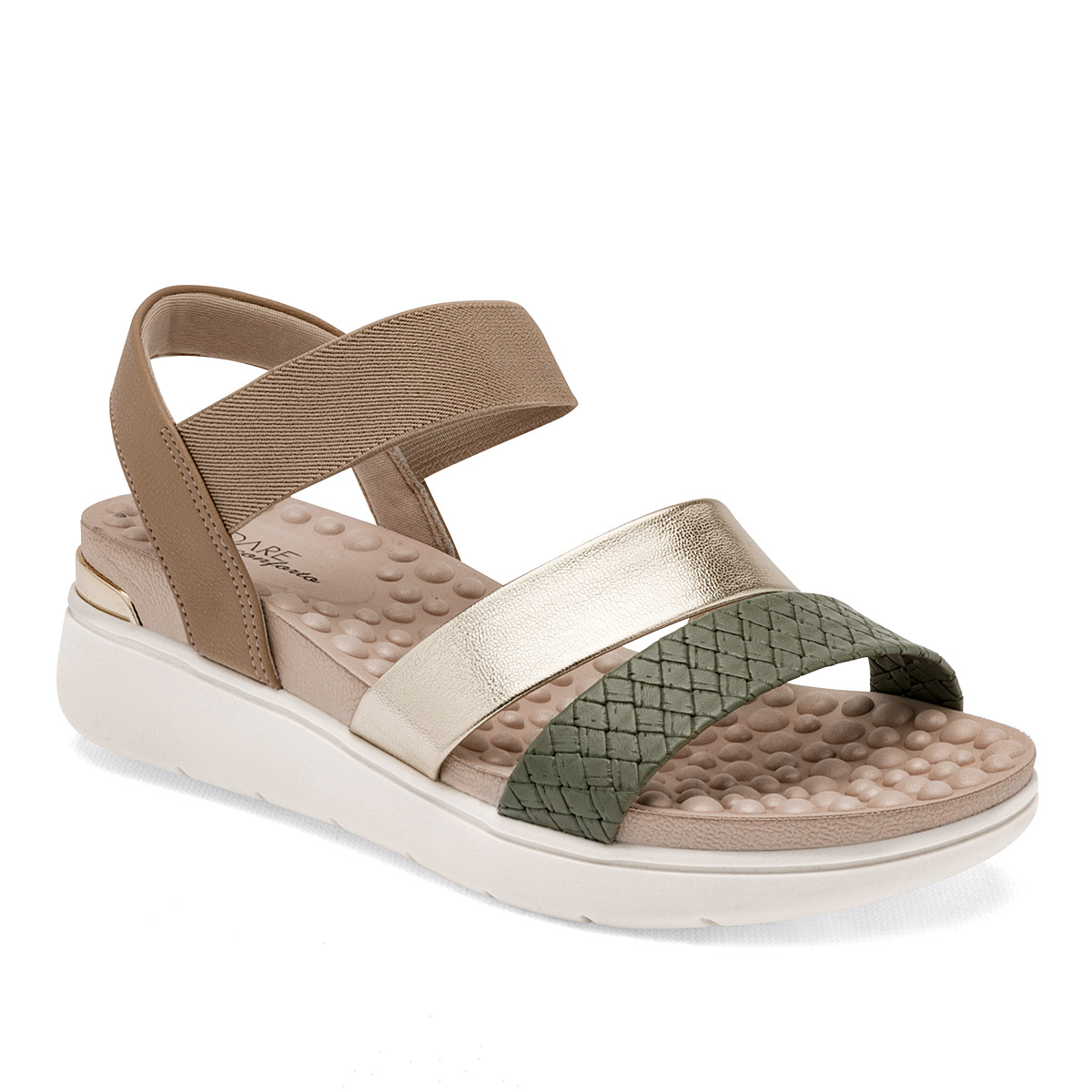 Foto 2 pulgar | Sandalias Modare 124678-e Beige para Mujer