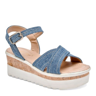 Foto 1 | Sandalias Lady One Azules para Mujer