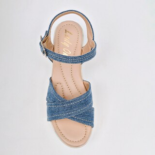 Foto 2 | Sandalias Lady One Azules para Mujer