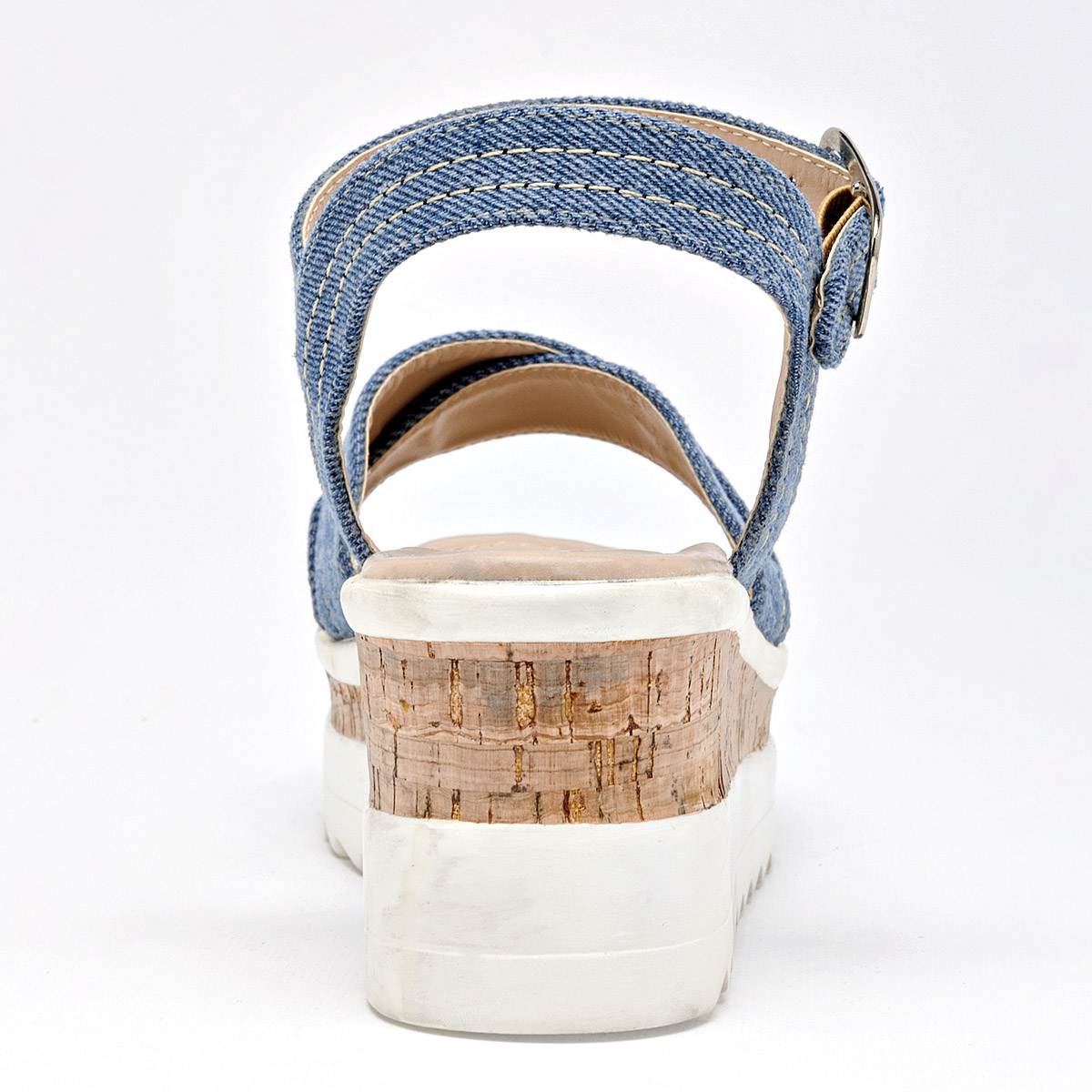 Foto 3 | Sandalias Lady One Azules para Mujer