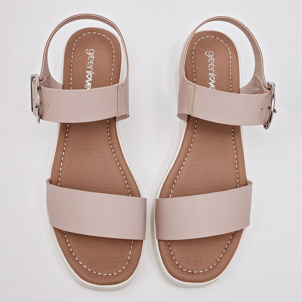 Foto 4 pulgar | Sandalias Green Love Rosas para Mujer