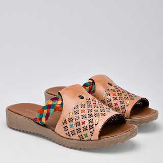 Foto 2 | Sandalias Mora Tierra Beiges para Mujer