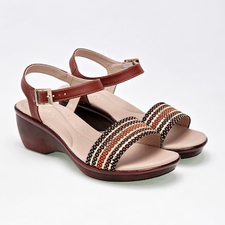 Foto 2 | Sandalias Paulie Cafés para Mujer