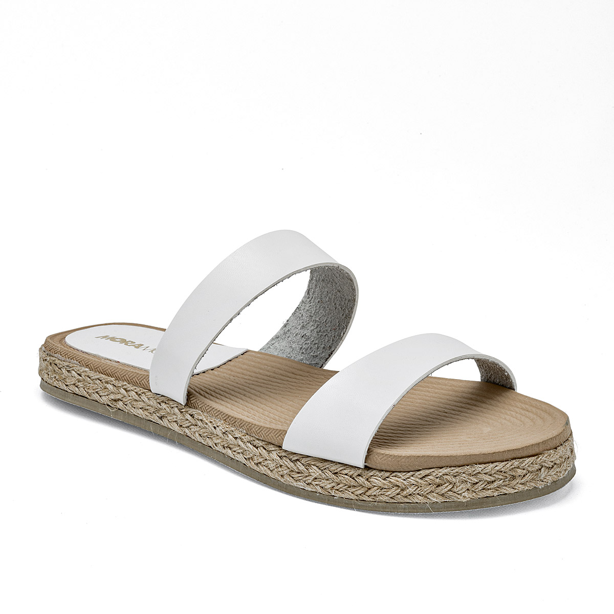 Foto 2 pulgar | Sandalia MoraMora Blanca para Mujer