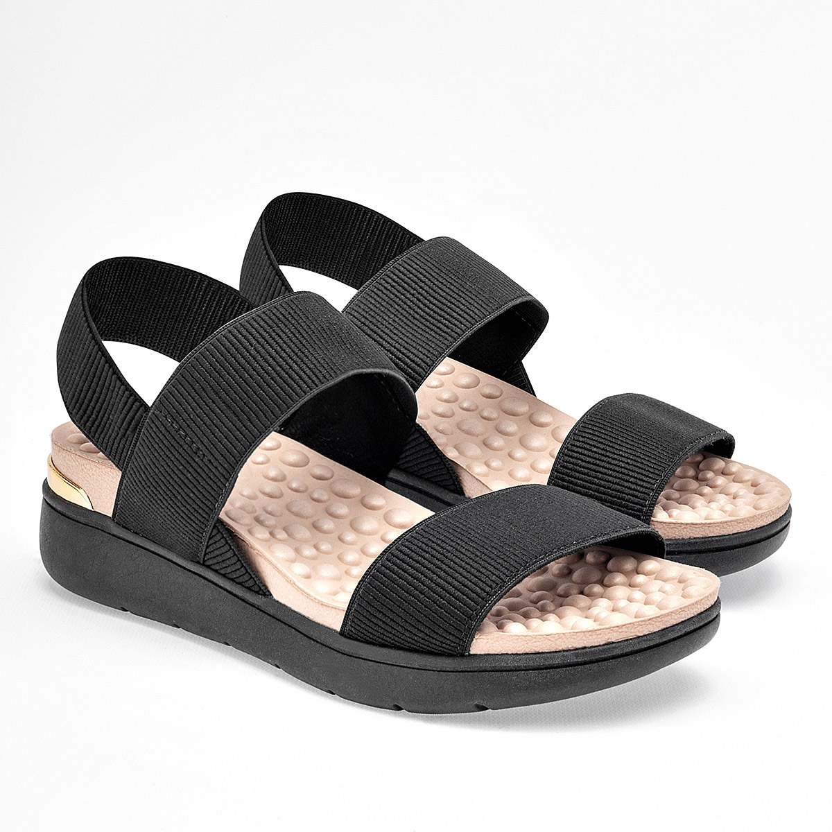 Foto 2 | Sandalias Modare Negras para Mujer