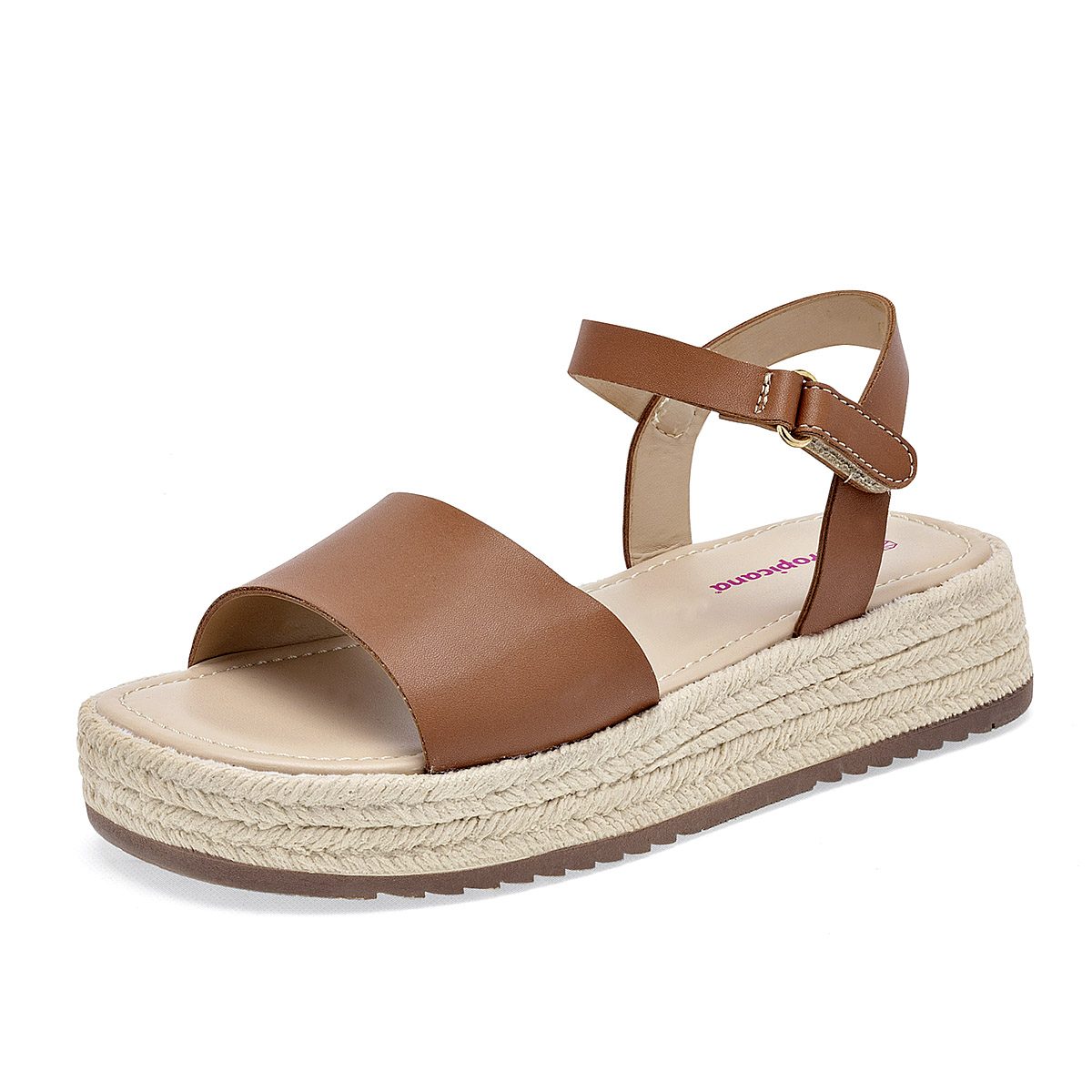 Foto 2 pulgar | Sandalia Tropicana Camel Código 125859-e para Mujer