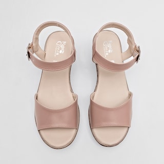 Foto 3 | Sandalia Rojo Cereza Beige para Mujer