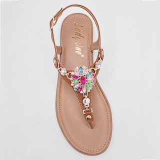 Foto 2 | Sandalias Lady One Camel para Mujer