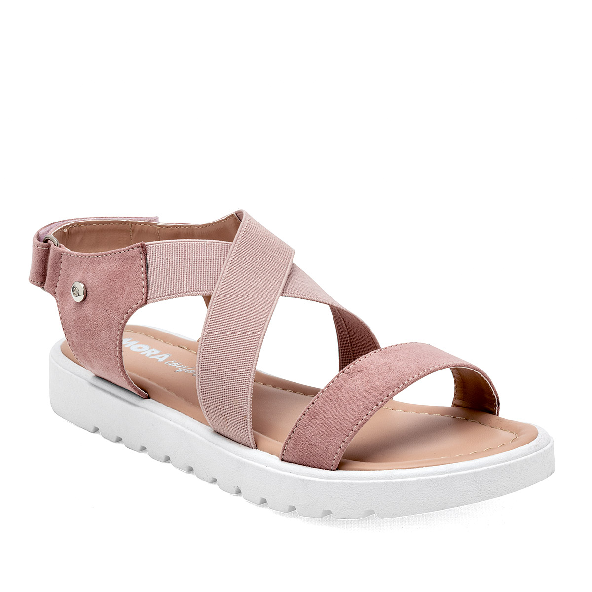 Sandalia Mora Confort Rosa 125445-e para Mujer