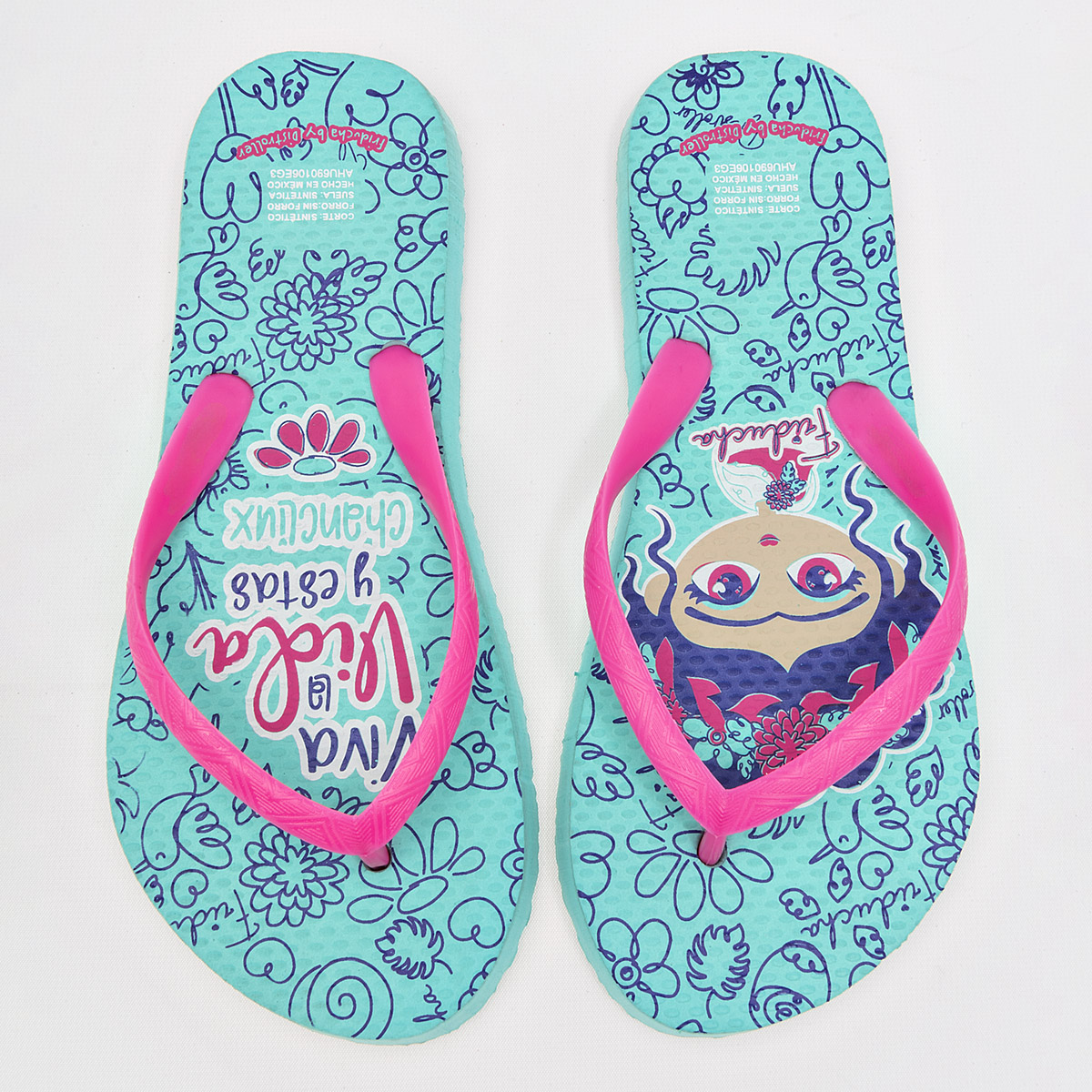 Foto 4 pulgar | Sandalia Licencias Fucsia para Mujer