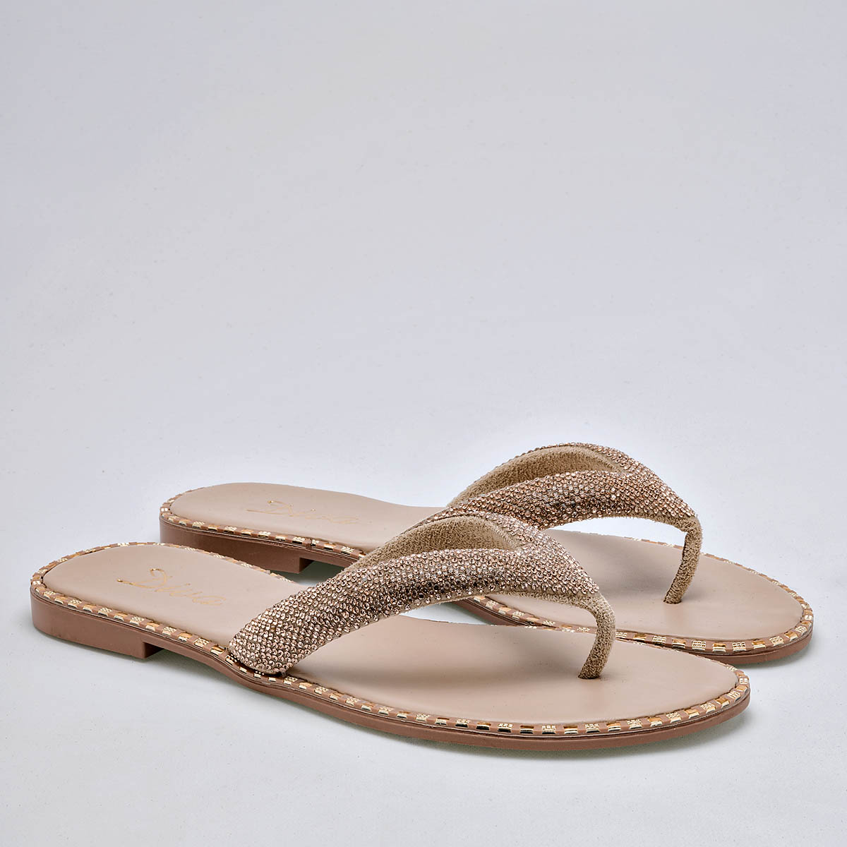 Foto 3 pulgar | Sandalia Celex Dorado Código 124891-e para Mujer