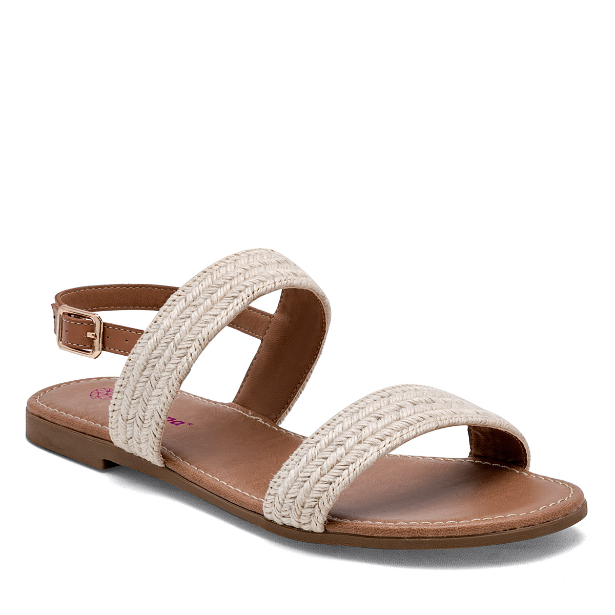 Foto 2 pulgar | Sandalia Tropicana Beige Camel Código 125870-e Para Mujer