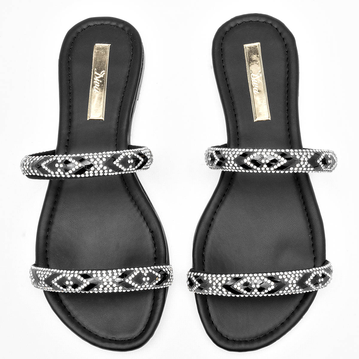 Foto 3 | Sandalias Celex 124899-e Negras para Mujer