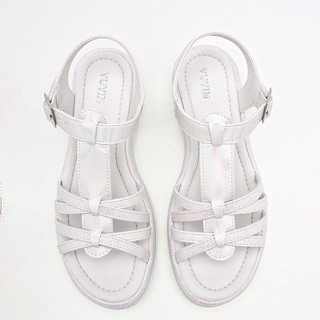 Foto 3 | Sandalia Yuyin Blanca para Mujer