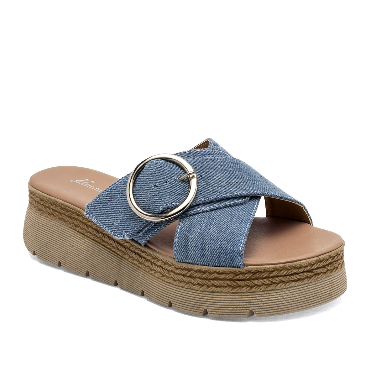 Sandalias Been Class Azules para Mujer