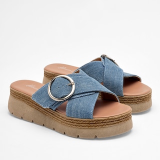Foto 2 | Sandalias Been Class Azules para Mujer