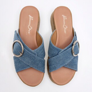 Foto 3 | Sandalias Been Class Azules para Mujer
