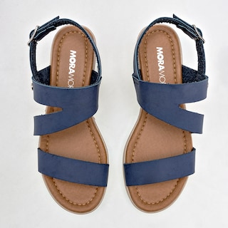Foto 3 | Sandalias MoraMora Marino para Mujer