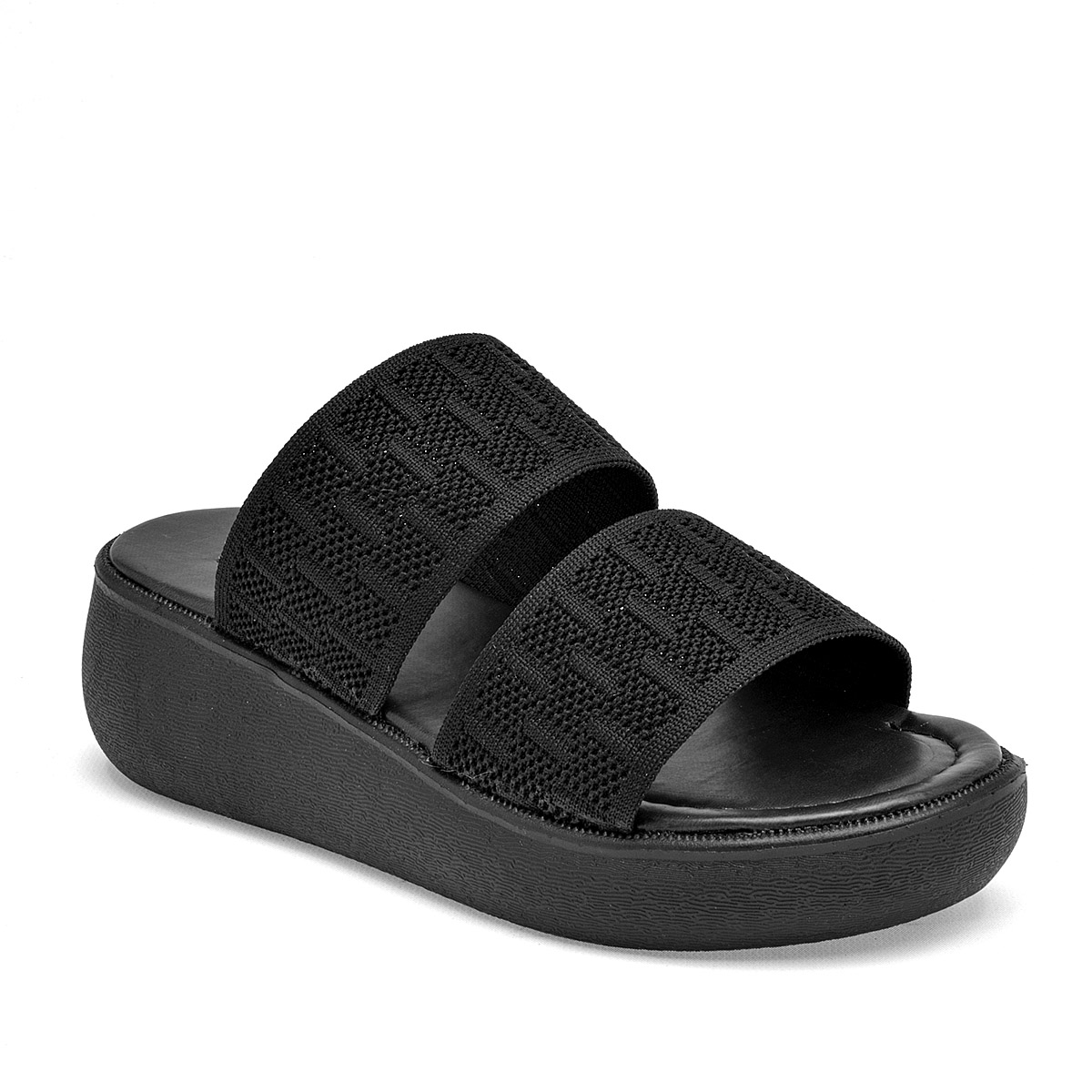 Foto 2 pulgar | Sandalias Top Moda Negras para Mujer