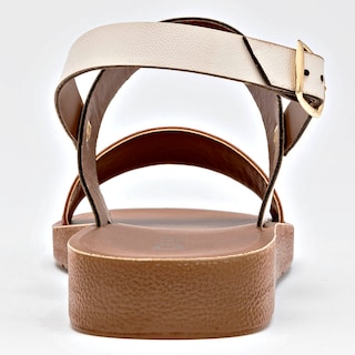 Foto 3 | Sandalias Dva 125048-e Beige para Mujer