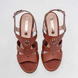 Foto 3 | Sandalia Paulie Camel para Mujer