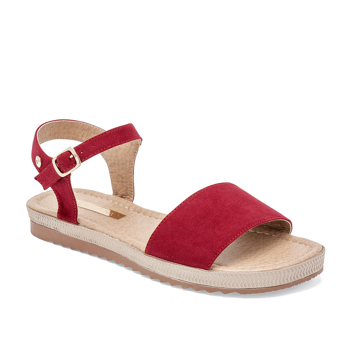 Foto 2 pulgar | Sandalias Moramora 126386-e Rojas para Mujer