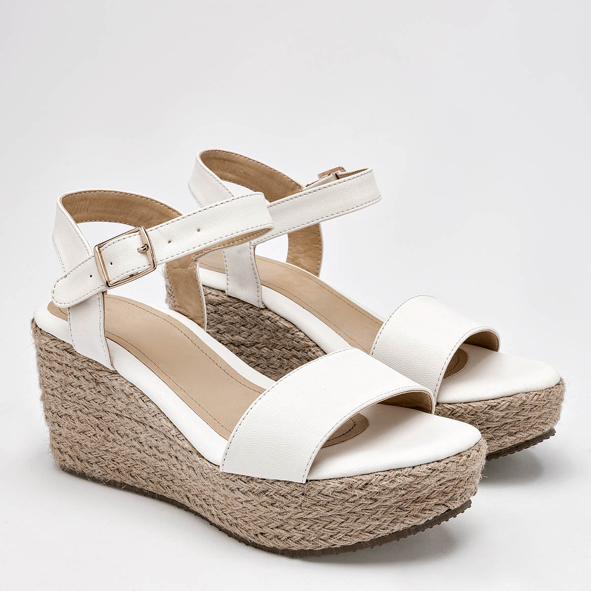 Foto 2 | Sandalias First Avenue 125157-e Blancas para Mujer