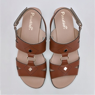Foto 3 | Sandalias Paulie Cafés para Mujer