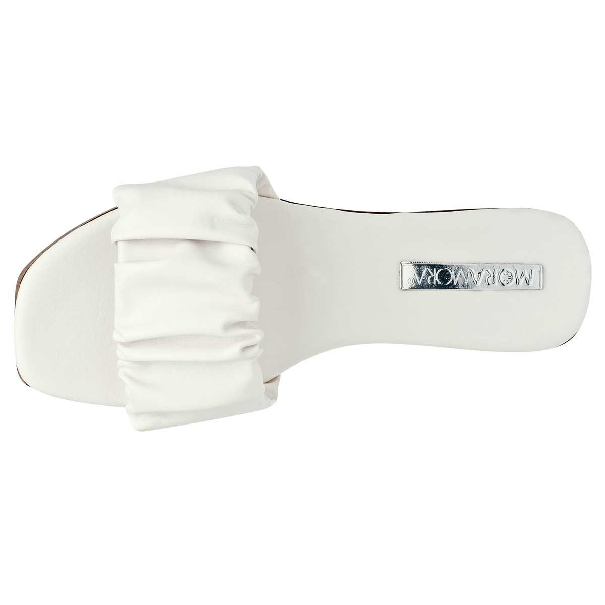 Foto 3 pulgar | Sandalias Moramora 109077-1 Blancas para Mujer