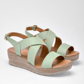 Foto 2 | Sandalia para Mujer Been Class Verde 124795-e