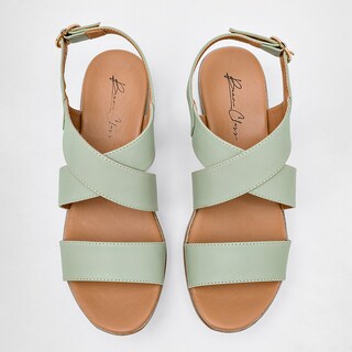 Foto 3 | Sandalia para Mujer Been Class Verde 124795-e