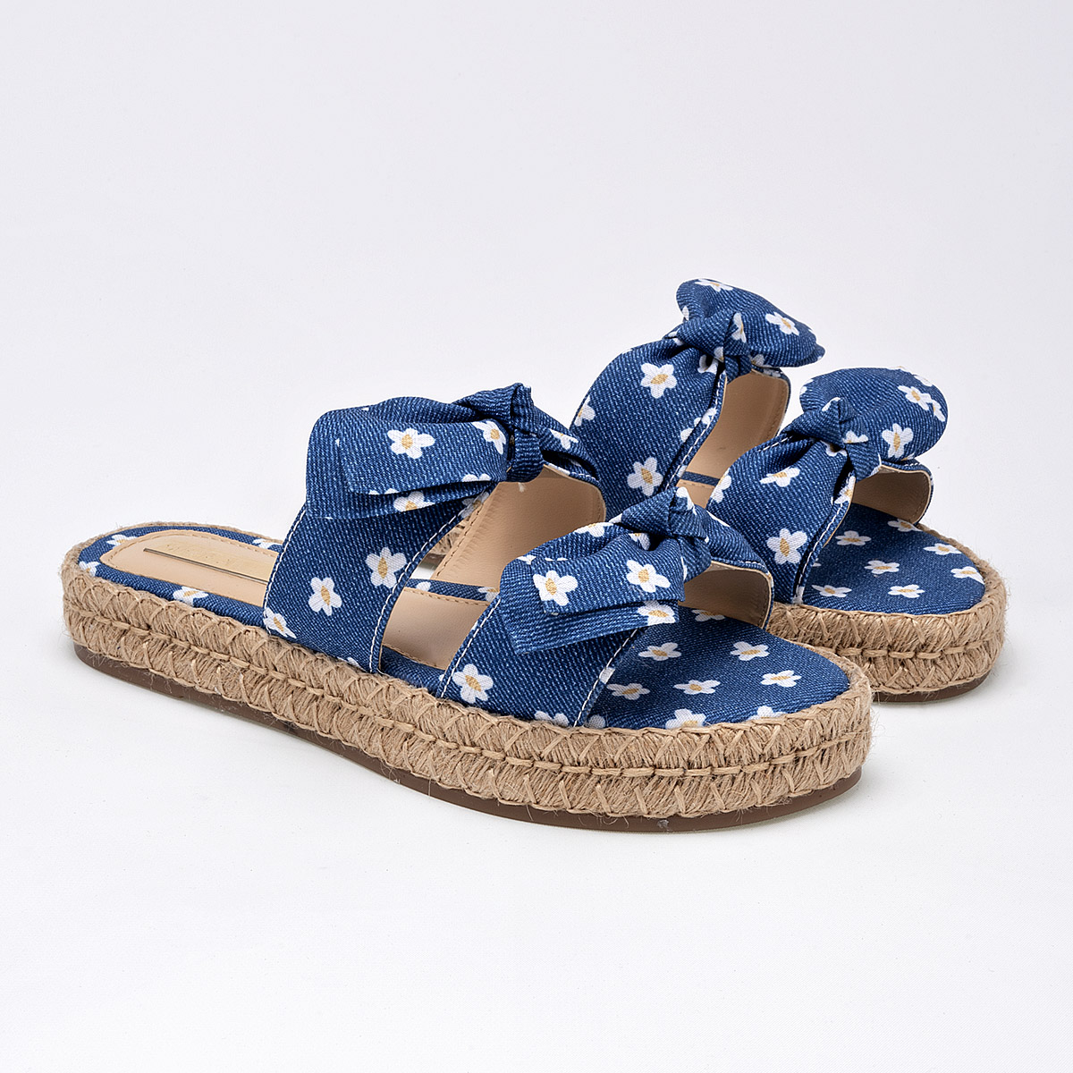 Foto 3 pulgar | Sandalia para Mujer Moramora Azul 125544-e