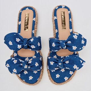 Foto 3 | Sandalia para Mujer Moramora Azul 125544-e