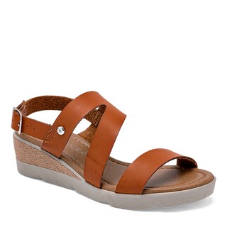 Foto 1 | Sandalias Moramora Camel para Mujer Camel