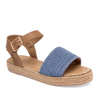 Foto 1 | Huaraches para Mujer Suhey Azules y Camel