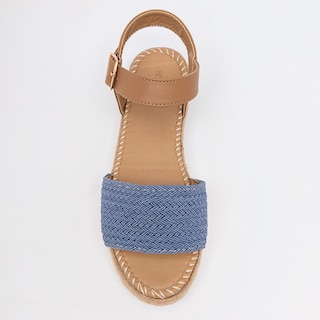 Foto 2 | Huaraches para Mujer Suhey Azules y Camel
