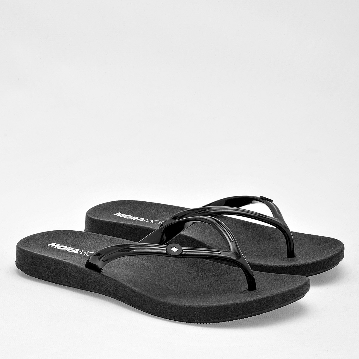 Foto 3 pulgar | Sandalias MoraMora Negras para Mujer