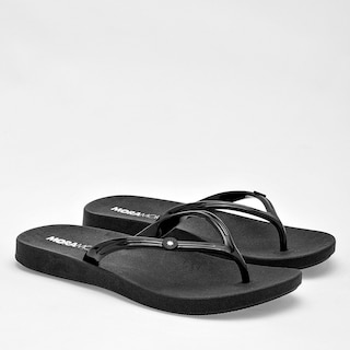 Foto 2 | Sandalias MoraMora Negras para Mujer